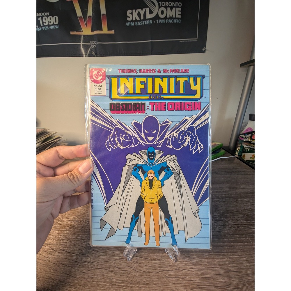 Infinity Inc #33 DC Comics Obsidian The Origin 1986 Thomas Harris McFarlane